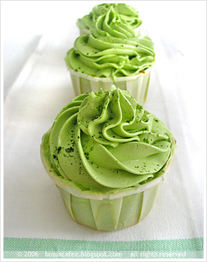 Green tea Cupcake