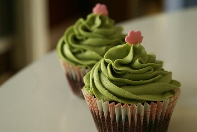 Green tea Cupcake